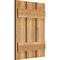 Ekena Millwork Spaced Board-n-Batten Shutters, Rough Sawn Western Red Cedar, 17 1/8W x 23H, PR RBS06S17X023RWR - alternate 5